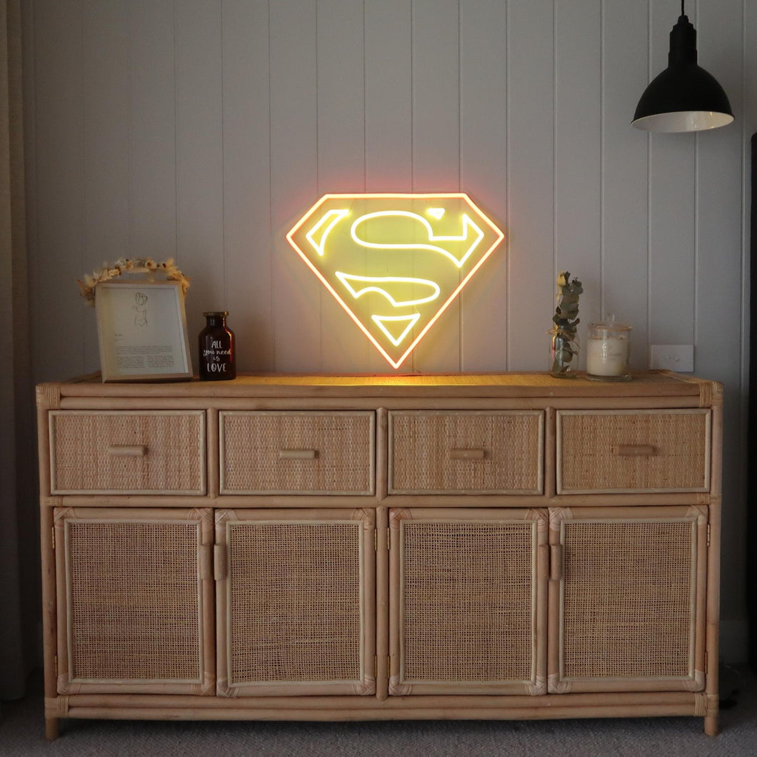 Superman Neon Sign