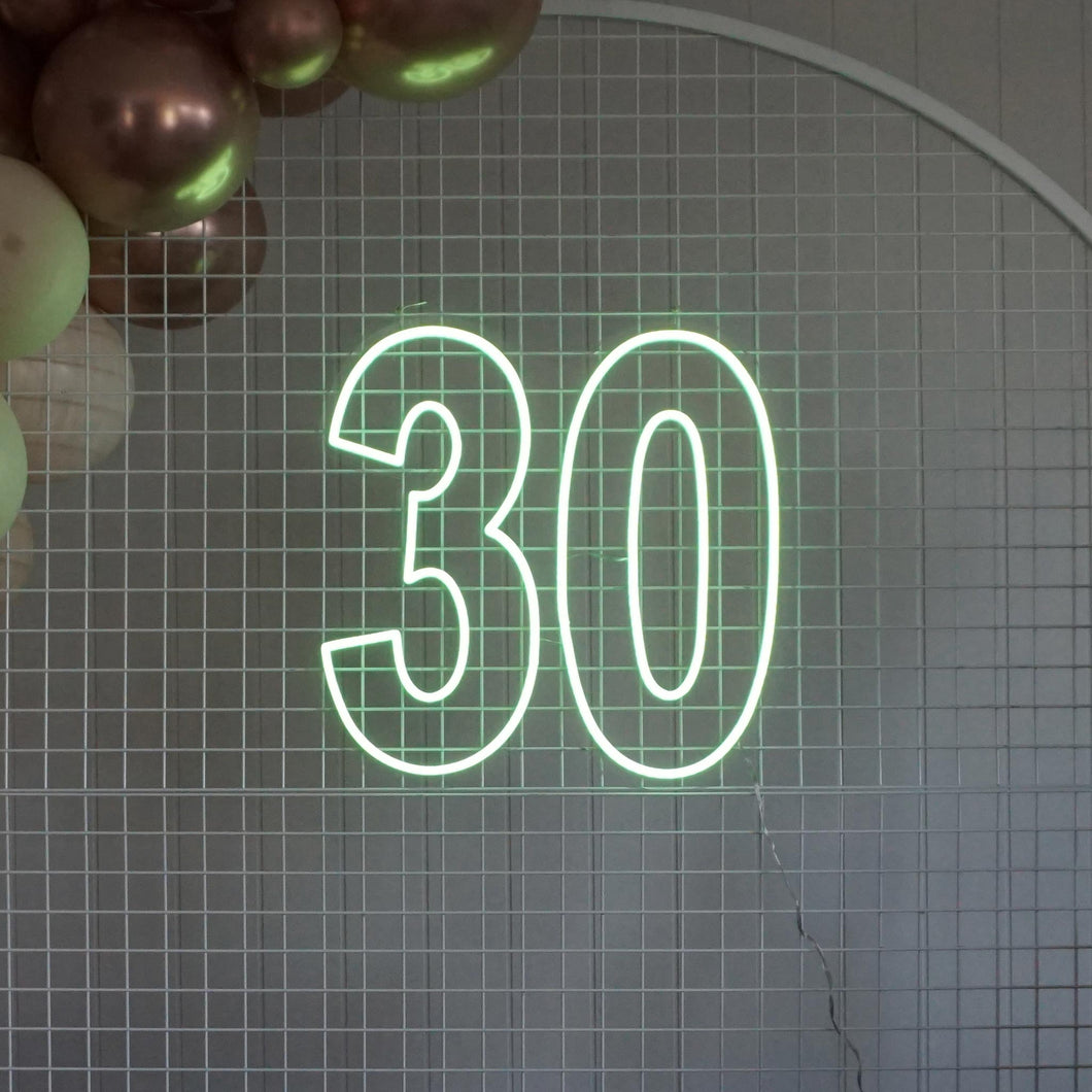 30 Neon Sign