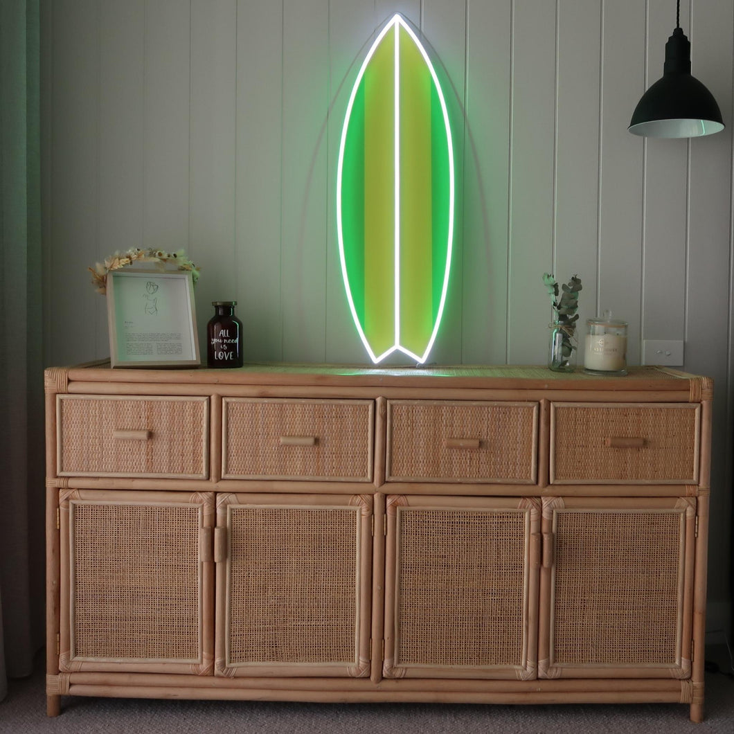 Surfboard Neon Sign