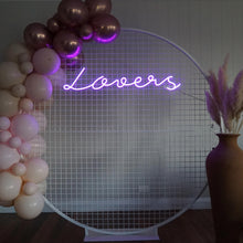 Load image into Gallery viewer, Lovers Neon Sign
