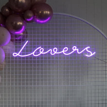 Load image into Gallery viewer, Lovers Neon Sign
