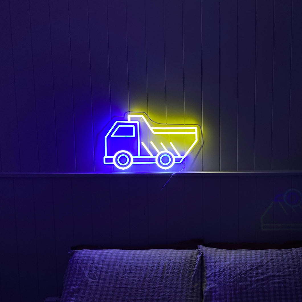 Dump Truck Neon Light