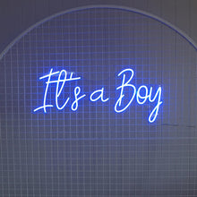 Load image into Gallery viewer, It&#39;s A Boy Neon Sign
