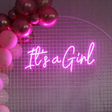 Load image into Gallery viewer, It&#39;s A Girl Neon Sign
