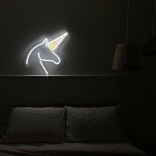 Load image into Gallery viewer, Unicorn Head Neon Light
