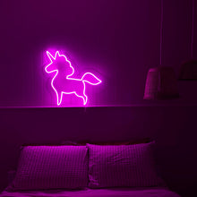 Load image into Gallery viewer, Pink Unicorn Neon Sign
